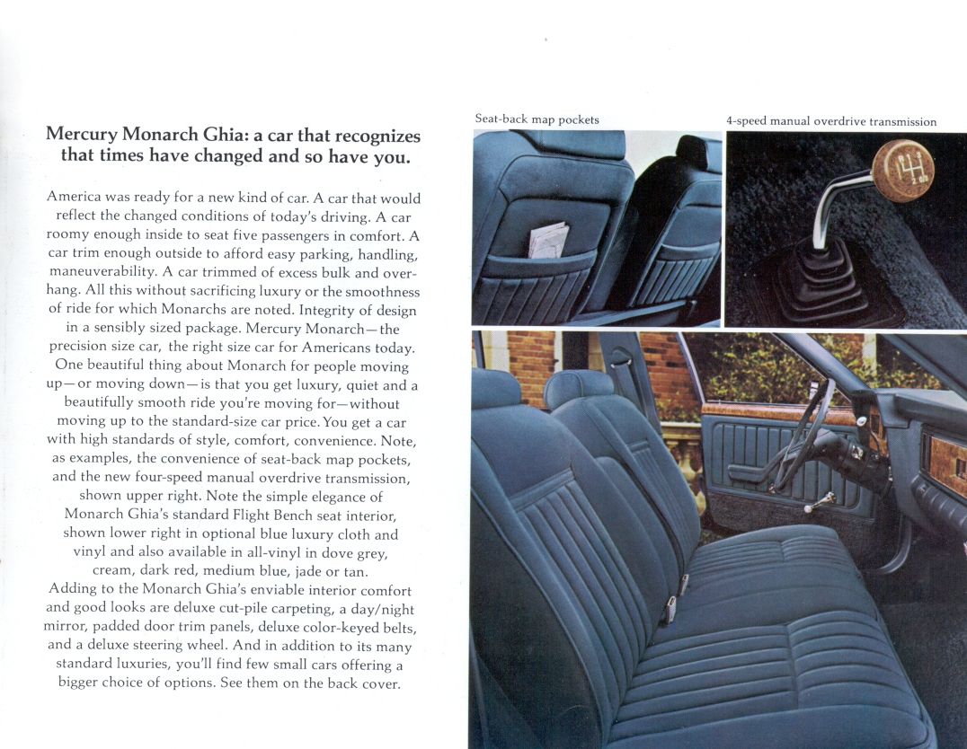 1977 Mercury Monarch Brochure Page 10